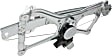 Sedan Front, Driver Side Power Window Regulator, With Motor