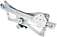 Sedan Front, Driver Side Power Window Regulator, With Motor