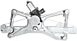 Sedan Front, Driver Side Power Window Regulator, With Motor