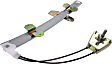 Sedan Front, Passenger Side Manual Window Regulator, Without Motor