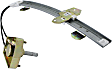 Front, Driver Side Manual Window Regulator, Without Motor