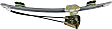 Front, Driver Side Manual Window Regulator, Without Motor