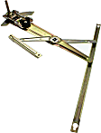 Coupe Front, Passenger Side Manual Window Regulator, Without Motor