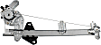Front, Passenger Side Power Window Regulator, With Motor