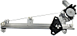 Front, Passenger Side Power Window Regulator, With Motor