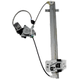 2006-2014 Honda Ridgeline - Front, Driver Side Window Regulator, Power, With 6-Prong Connector