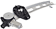 Coupe Front, Passenger Side Power Window Regulator, With Motor