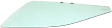 Front, Driver Side Door Glass, Green Tint, 4-Door, Sedan, Replaces NAGS No. FD20316 GTYN