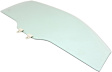 Front, Passenger Side Door Glass, Green Tint, 2-Door, Coupe, Replaces NAGS No. FD21173 GTYN