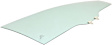 Front, Passenger Side Door Glass, Green Tint, 2-Door, Coupe, Replaces NAGS No. FD21173 GTYN
