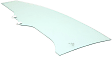 Front, Driver Side Door Glass, Green Tint, 2-Door, Coupe, Replaces NAGS No. FD22689 GTYN