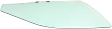 Front, Passenger Side Door Glass, Green Tint, 4-Door, Sedan, Replaces NAGS No. FD05577 GTYN