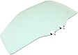 Front, Driver Side Door Glass, Green Tint, 4-Door, Sedan, Replaces NAGS No. FD05578 GTYN