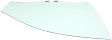 Front, Passenger Side Door Glass, Green Tint, 4-Door, Mini Passenger Van, Replaces NAGS No. FD22405 GTYN