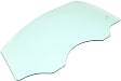 Front, Driver Side Door Glass, Clear, Without Clips, 4-Door, Sedan, Replaces NAGS No. FD22640 GTNN