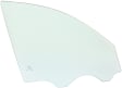 Front, Driver Side Door Glass, Clear, Without Clips, 4-Door, Sedan, Replaces NAGS No. FD22640 GTNN