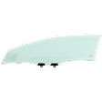 Front, Driver Side Door Glass, Green Tint, 4-Door, Sedan, Replaces NAGS No. FD23509 GTYN