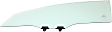 Front, Driver Side Door Glass, Green Tint, 4-Door, Sedan, Replaces NAGS No. FD23509 GTYN