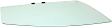 Front, Passenger Side Door Glass, Green Tint, Japan/Mexico Built Vehicle, Replaces NAGS No. FD26262 GTYN
