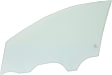 Front, Passenger Side Door Glass, Clear, Without Clips, 4-Door, Hatchback (Wagon), Replaces NAGS No. FD24216 GTNN