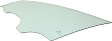 Front, Driver Side Door Glass, Clear, Without Clips, 4-Door, Hatchback (Wagon), Replaces NAGS No. FD24217 GTNN