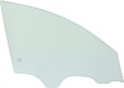 Front, Driver Side Door Glass, Clear, Without Clips, 4-Door, Hatchback (Wagon), Replaces NAGS No. FD24217 GTNN