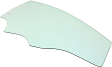 Front, Passenger Side Door Glass, Green Tint, Without Clips, Korea Built Vehicle, Replaces NAGS No. FD24997 GTNN