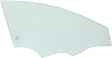 Front, Driver Side Door Glass, Green Tint, Without Clips, Korea Built Vehicle, Replaces NAGS No. FD24998 GTNN