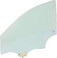Front, Driver Side Door Glass, Green Tint, Without Clips, Replaces NAGS No. FD25738 GTYN