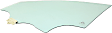 Front, Driver Side Door Glass, Green Tint, Without Clips, Replaces NAGS No. FD25738 GTYN