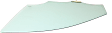 Front, Driver Side Door Glass, Green Tint, Without Clips, Replaces NAGS No. FD25738 GTYN