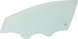 Front, Driver Side Door Glass, Green Tint, Without Clips, Replaces NAGS No. FD24682 GTNN