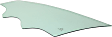 Front, Driver Side Door Glass, Green Tint, Without Clips, Replaces NAGS No. FD24682 GTNN