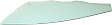 Front, Driver Side Door Glass, Green Tint, Without Clips, Replaces NAGS No. FD24682 GTNN