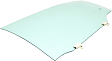 Rear, Driver Side Door Glass, Green Tint, 4-Door, Sedan, Replaces NAGS No. FD20318 GTYN