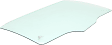 2003-2007 Honda Accord - Rear, Passenger Side Door Glass, Green Tint, With Clips, Sedan, Replaces NAGS No. FD21808 GTNN