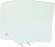 Rear, Driver Side Door Glass, Green Tint, Sedan, Replaces NAGS No. FD21065 GTYN