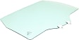 Rear, Passenger Side Door Glass, Green Tint, Japan Built Vehicle, Without Privacy, Replaces NAGS No. FD23273 GTYN