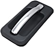 Rear, Driver Side Exterior Door Handle, Black Bezel With Chrome Lever, Without Key Hole, Base Model