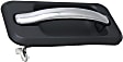 Rear, Driver Side Exterior Door Handle, Black Bezel With Chrome Lever, Without Key Hole, Base Model