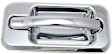 Rear, Passenger Side Exterior Door Handle, Chrome, Without Key Hole, Base Model