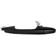Rear, Driver Side Primed Exterior Door Handle, Without Key Hole