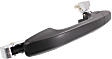 Rear, Driver Side Primed Exterior Door Handle, Without Key Hole