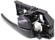 Rear, Passenger Side Interior Door Handle, Black, With Door Lock Button, 4 Cyl., 2.0L Engine