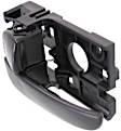 2005 Hyundai Elantra - Rear, Driver Side Black Interior Door Handle, With Door Lock Button, 4-Door, Sedan