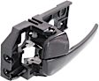 2005 Hyundai Elantra - Rear, Driver Side Black Interior Door Handle, With Door Lock Button, 4-Door, Sedan