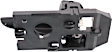 2005 Hyundai Elantra - Rear, Driver Side Black Interior Door Handle, With Door Lock Button, 4-Door, Sedan