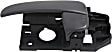 2001-2006 Hyundai Elantra - Rear, Driver Side Interior Door Handle, Gray, With Door Lock Button, 4 Cyl., 2.0L Engine