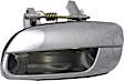 Rear, Driver Side Chrome Exterior Door Handle, Without Key Hole