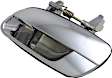 Rear, Driver Side Chrome Exterior Door Handle, Without Key Hole